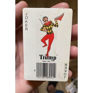 Vintage Trump wood duck sealed playing cards